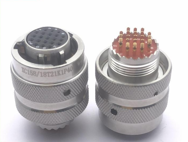 XC158系列線簧式焊接型航空電連接器